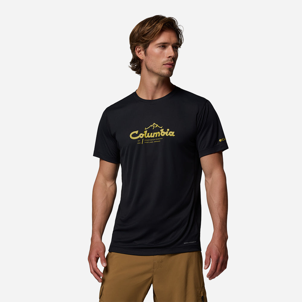 Áo Thun Nam Columbia Zero Rules™ Light Short Sleeve Graphic Crew - Đen - Supersports Vietnam