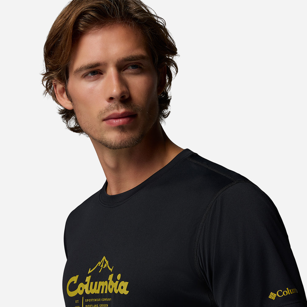 Áo Thun Nam Columbia Zero Rules™ Light Short Sleeve Graphic Crew - Đen - Supersports Vietnam