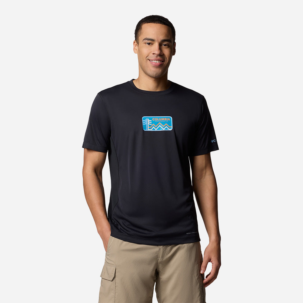 Áo Thun Nam Columbia Zero Rules™ Light Ss Graphic Crew - Đen - Supersports Vietnam