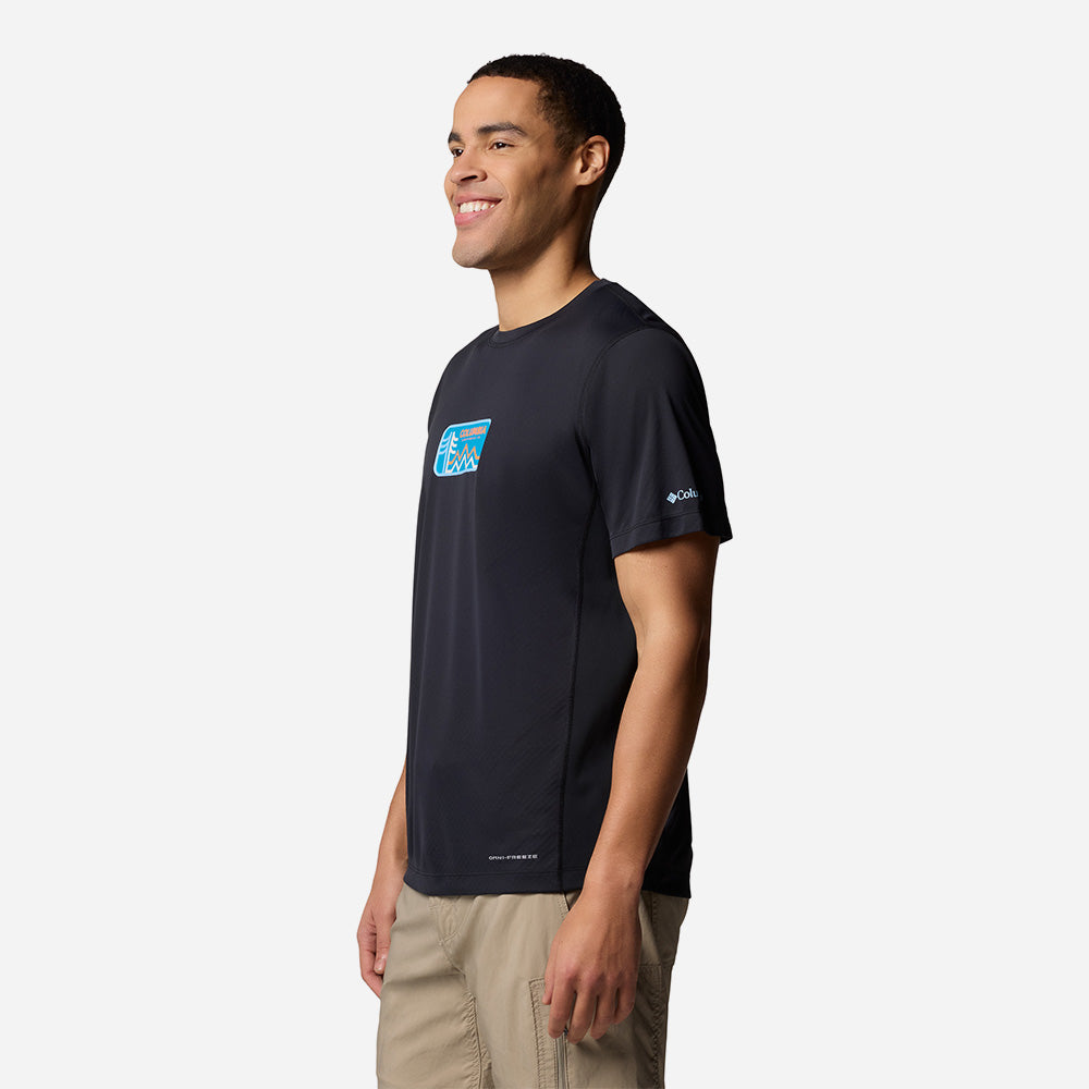 Áo Thun Nam Columbia Zero Rules™ Light Ss Graphic Crew - Đen - Supersports Vietnam