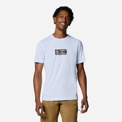 Men's Columbia Zero Rules™ Light Ss Graphic Crew T-Shirt - White