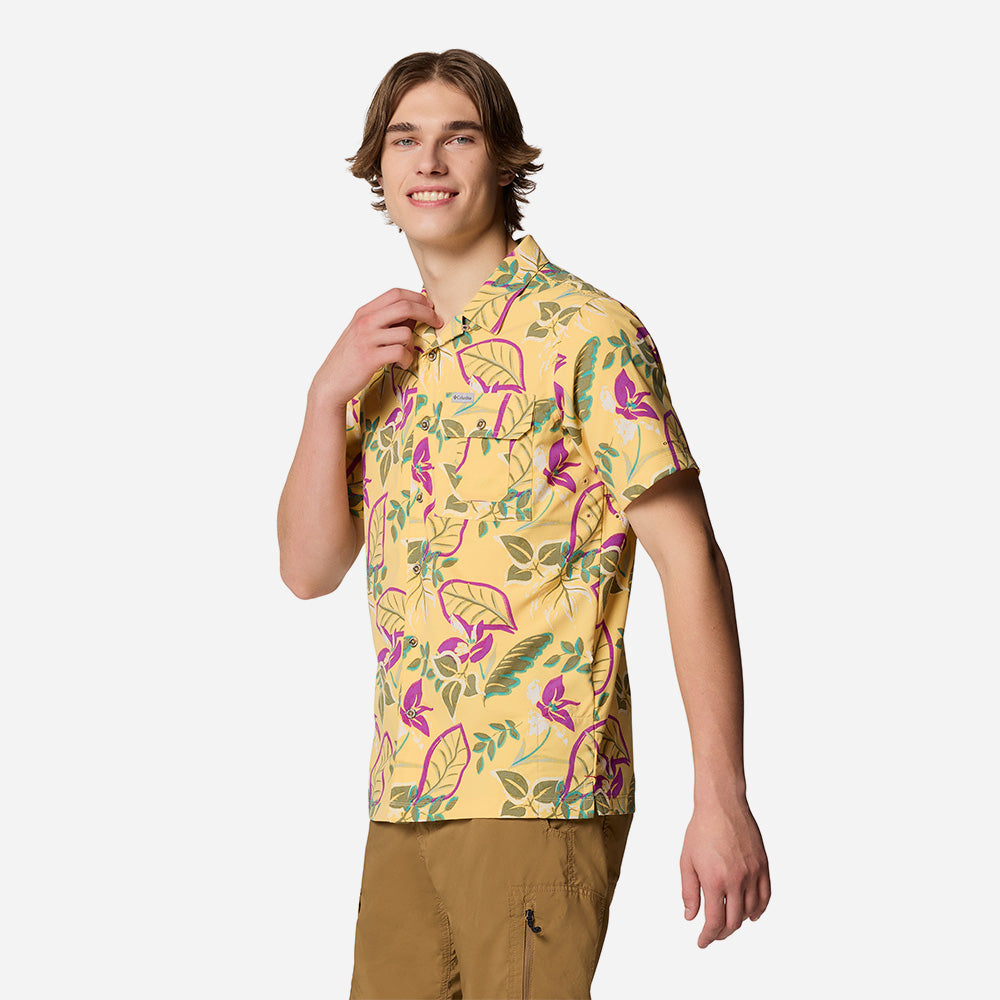 Áo Sơ Mi Tay Ngắn Nam Columbia Tech Trail™ Utility Printed Woven Short Sleeve - Nhiều Màu - Supersports Vietnam