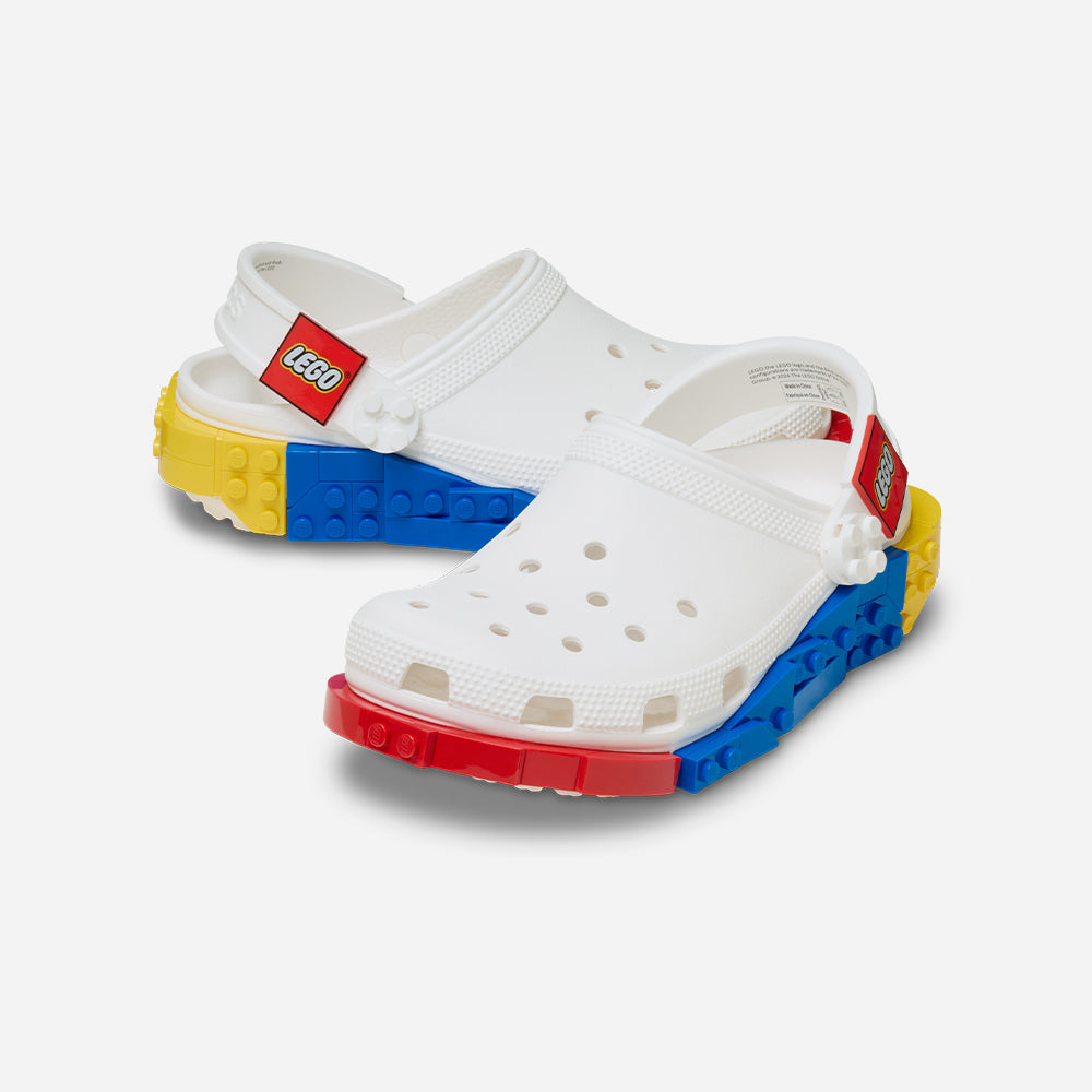 Giày Clog Unisex Crocs 4LW System Classic - Trắng - Supersports Vietnam
