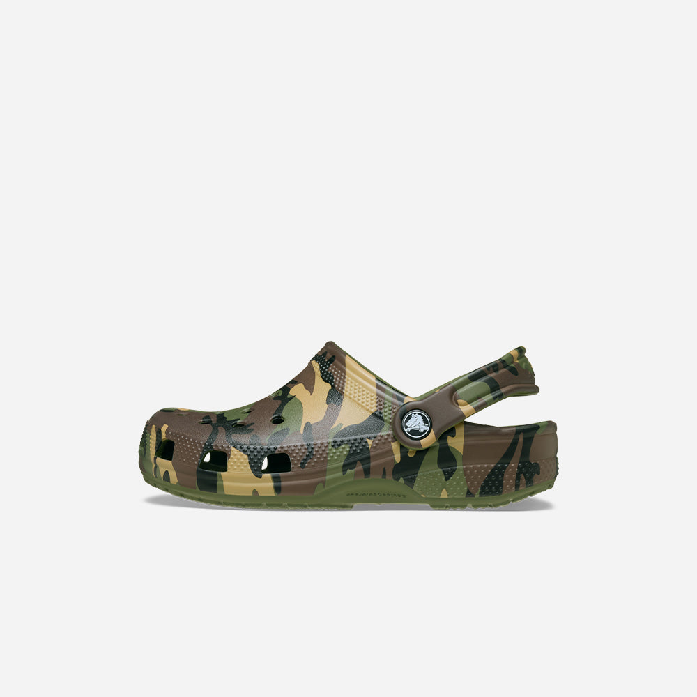 Giày Clog Trẻ Em Crocs Classic Camouflage - Rằn Ri - Supersports Vietnam