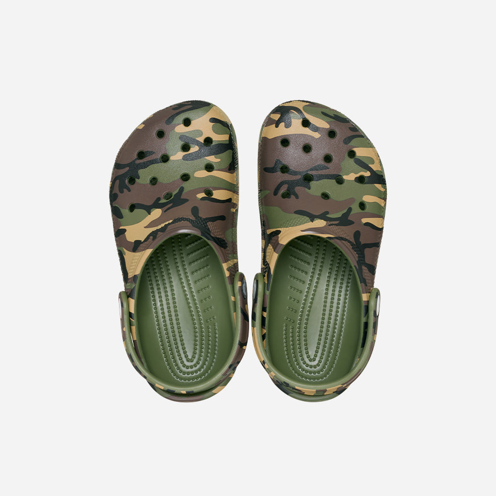 Giày Clog Trẻ Em Crocs Classic Camouflage - Rằn Ri - Supersports Vietnam