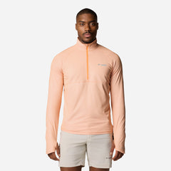 Men's Columbia Summit Valley™ Half Zip T-Shirt - Orange