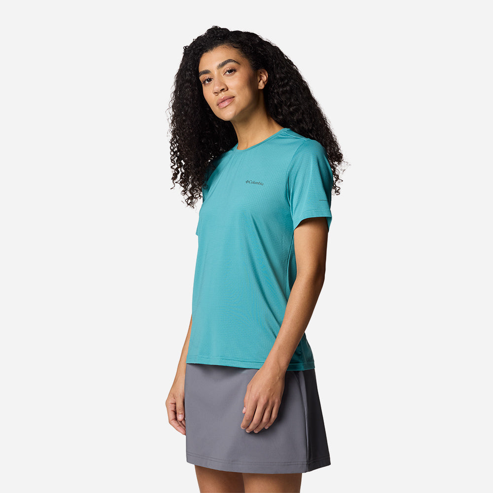 Áo Thun Tay Ngắn Nữ Columbia Wild Springs™ Short Sleeve - Xanh Dương - Supersports Vietnam