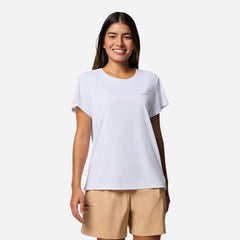 Áo Thun Tay Ngắn Nữ Columbia Bluevista Hill™ Short Sleeve Crew - Trắng