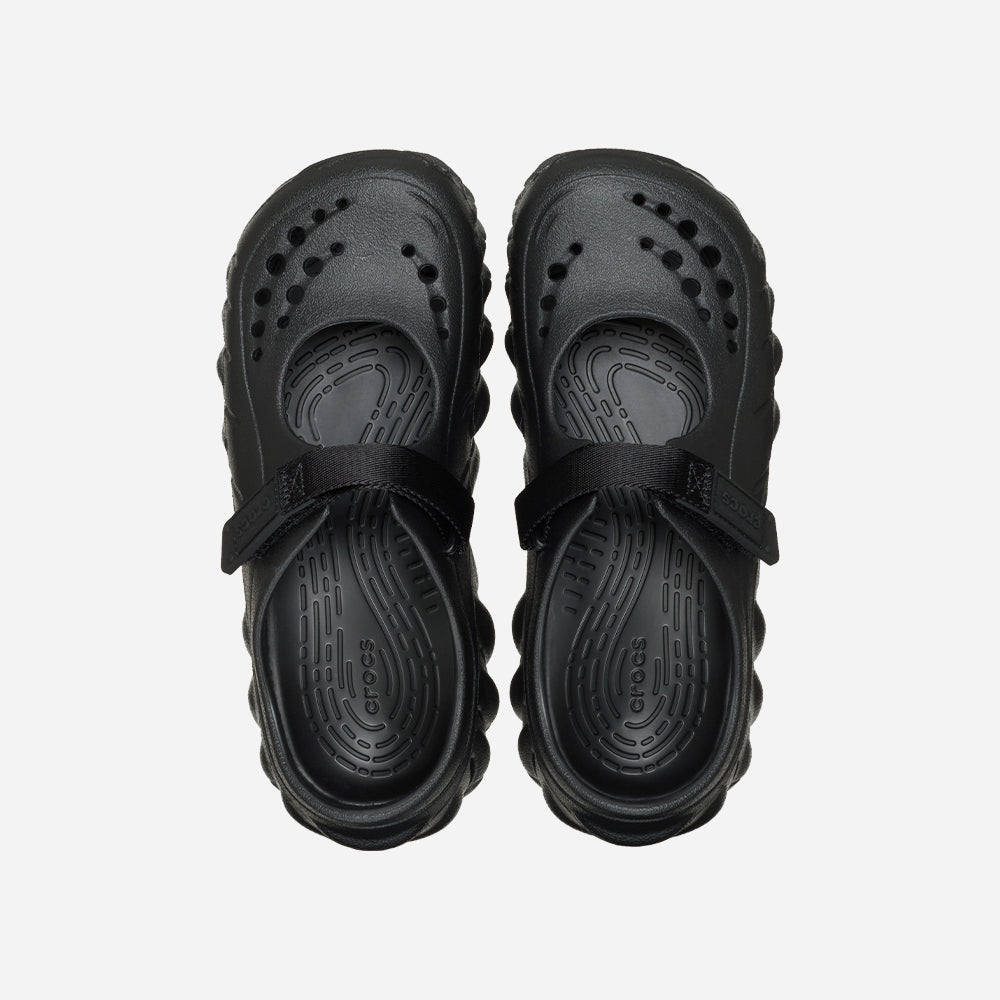 Giày Clog Nữ Crocs Echo Mary Jane - Đen - Supersports Vietnam