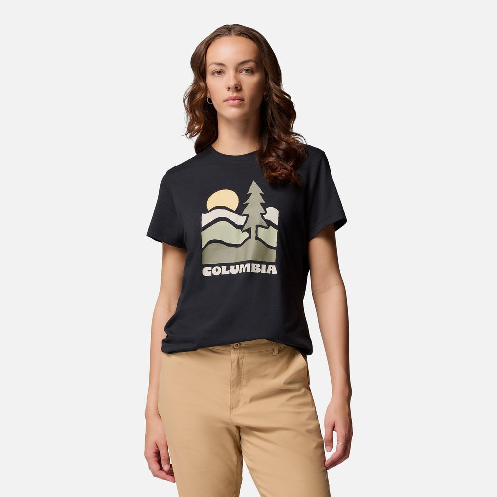 Áo Thun Tay Ngắn Nữ Columbia Ruby Springs™ Graphic Fitted - Supersports Vietnam