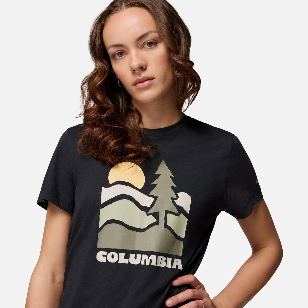 Áo Thun Tay Ngắn Nữ Columbia Ruby Springs™ Graphic Fitted - Supersports Vietnam