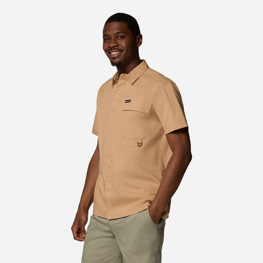 Áo Sơ Mi Tay Ngắn Nam Columbia Landroamer™ Twill - Cam - Supersports Vietnam