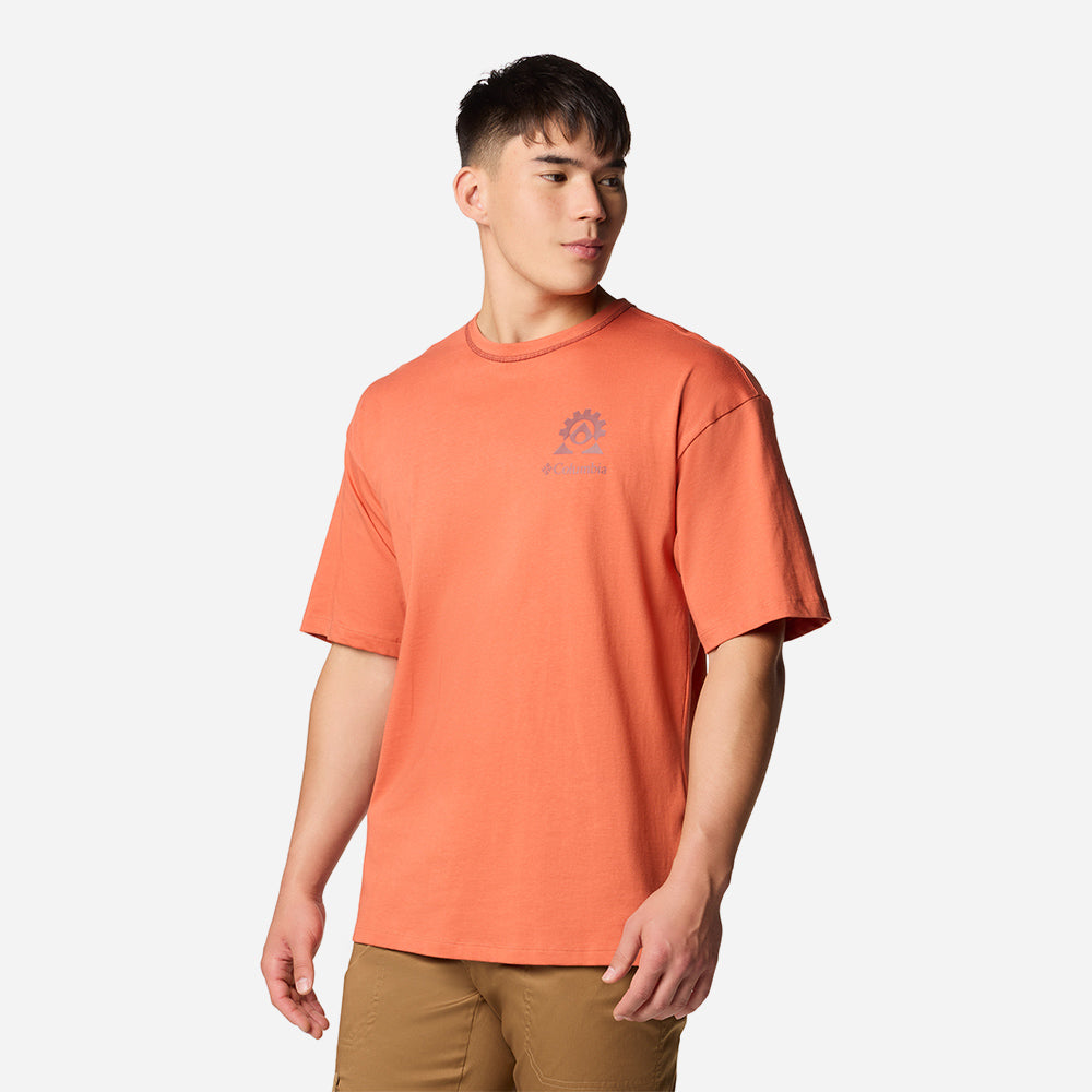 Áo Thun Tay Ngắn Nam Columbia Landroamer™ Short Sleeve Crew - Cam - Supersports Vietnam
