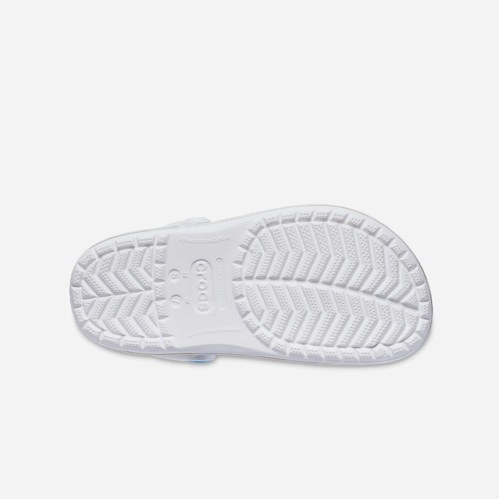 Giày Clog Unisex Crocs Peanuts Crocband - Trắng - Supersports Vietnam