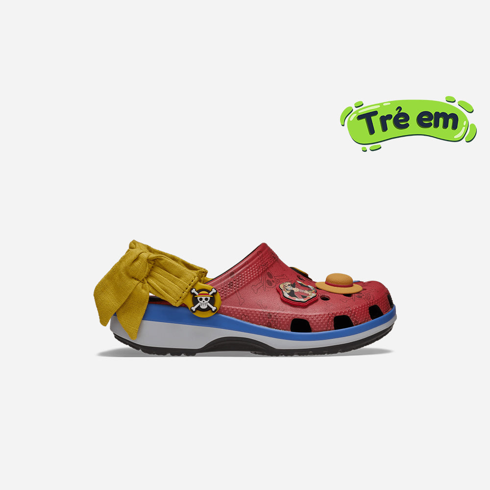 Giày Clog Trẻ Em Crocs One Piece Luffy Classic - Đỏ - Supersports Vietnam