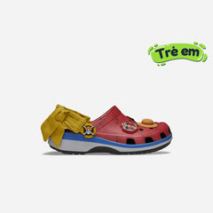 Giày Clog Trẻ Em Crocs One Piece Luffy Classic - Đỏ - Supersports Vietnam