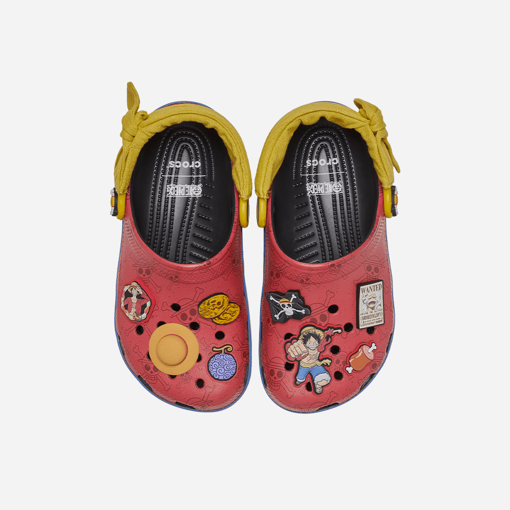 Giày Clog Trẻ Em Crocs One Piece Luffy Classic - Đỏ - Supersports Vietnam