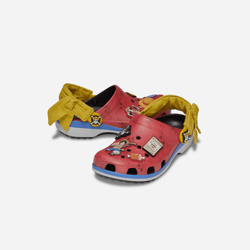 Giày Clog Trẻ Em Crocs One Piece Luffy Classic - Đỏ - Supersports Vietnam