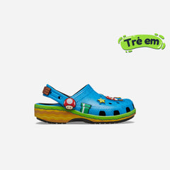 Kids' Crocs Super Mario Core Classic Clog - Blue