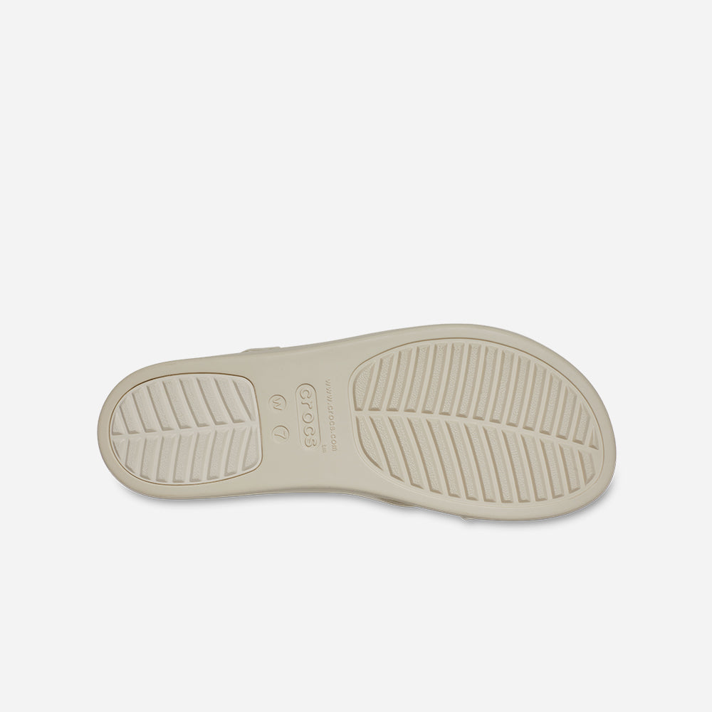 Giày Sandals Nữ Crocs Brooklyn 4U Cross Strap - Be - Supersports Vietnam