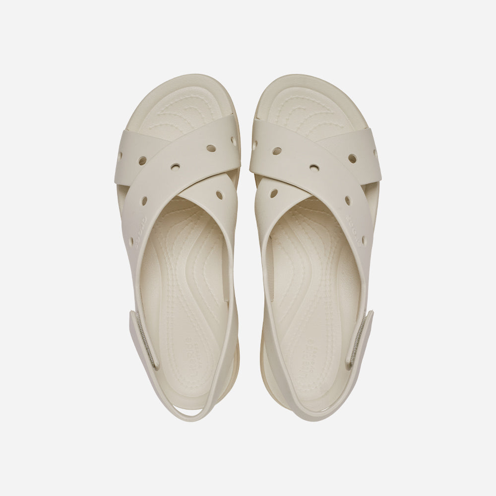 Giày Sandals Nữ Crocs Brooklyn 4U Cross Strap - Be - Supersports Vietnam