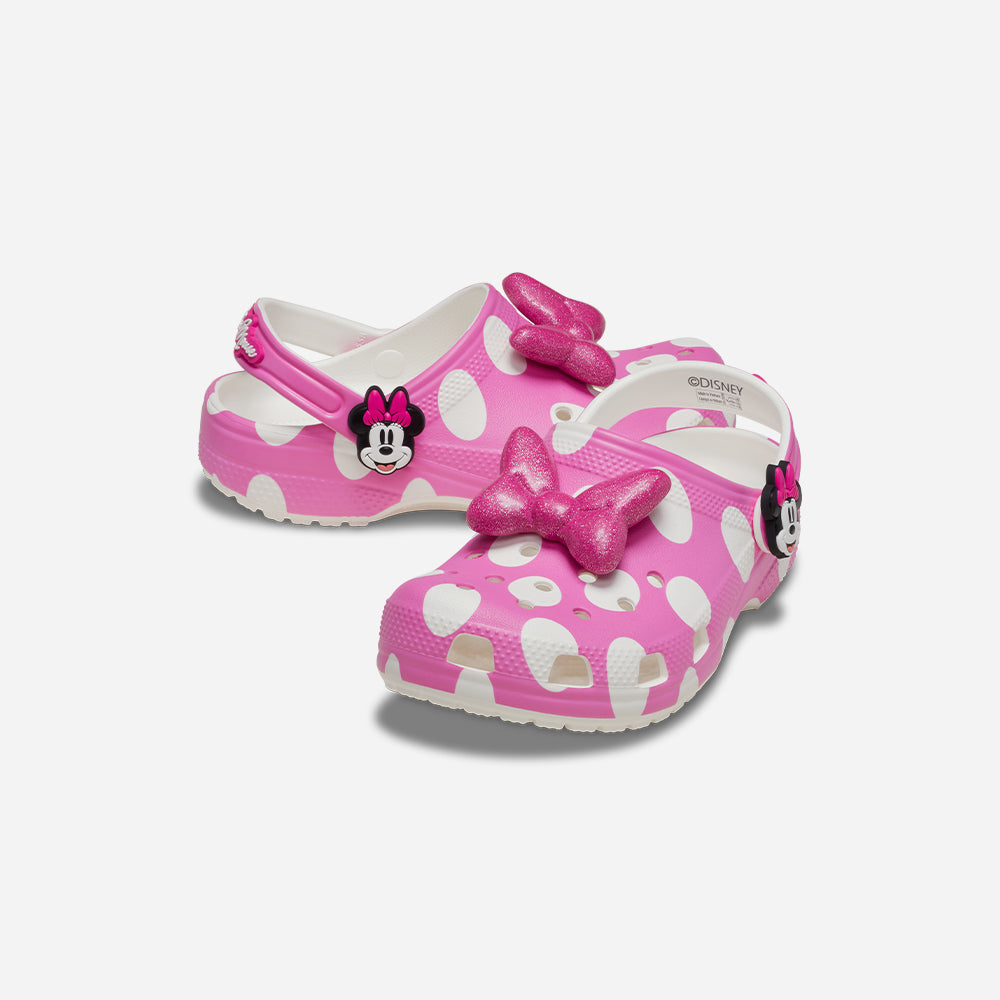 Giày Clog Trẻ Em Crocs Minnie Mouse Classic - Hồng - Supersports Vietnam