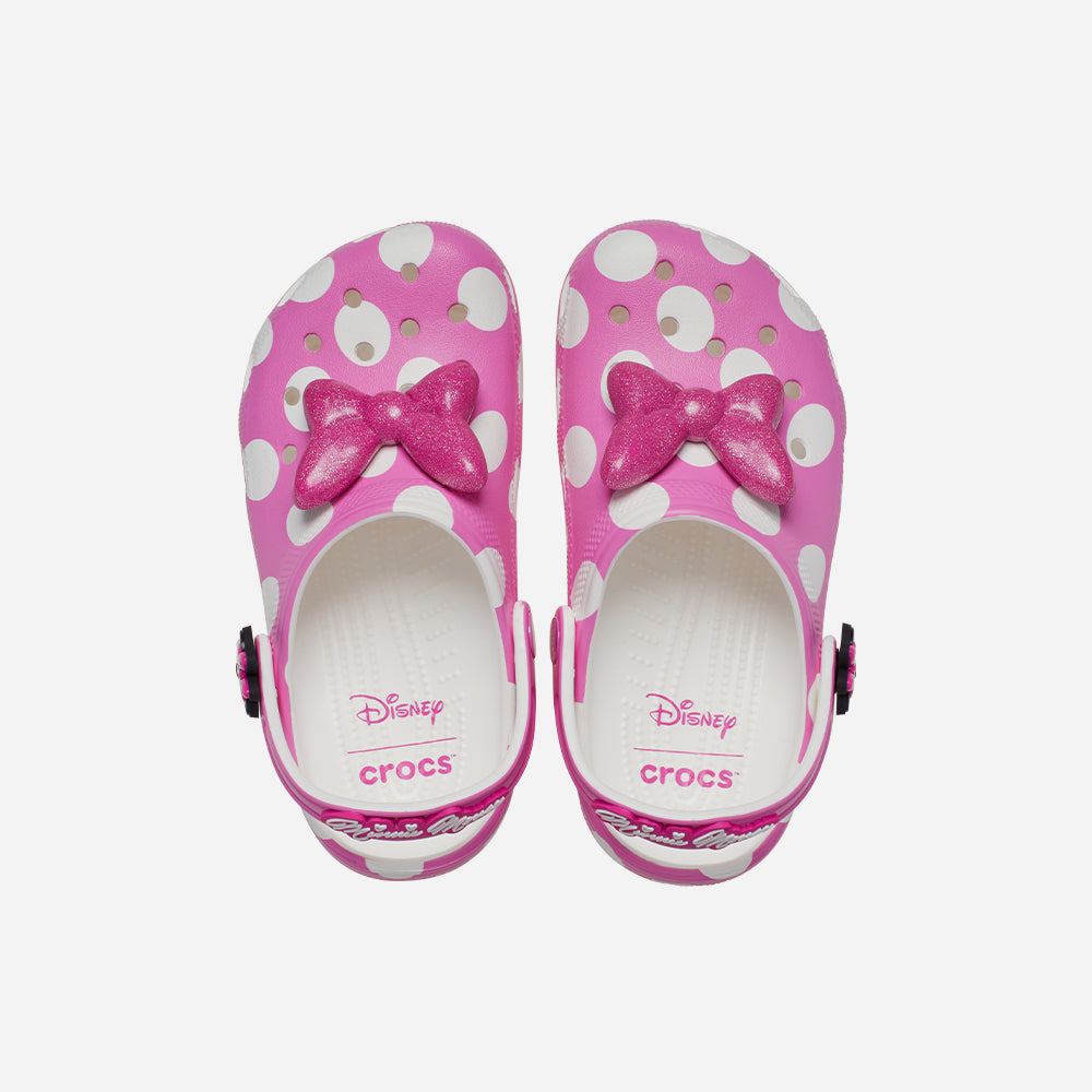 Giày Clog Trẻ Em Crocs Minnie Mouse Classic - Hồng - Supersports Vietnam