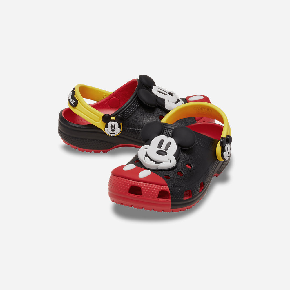 Giày Clog Trẻ Em Crocs Mickey Mouse Classic - Đen - Supersports Vietnam