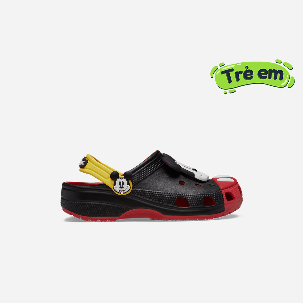 Giày Clog Trẻ Em Crocs Mickey Mouse Classic - Đen - Supersports Vietnam