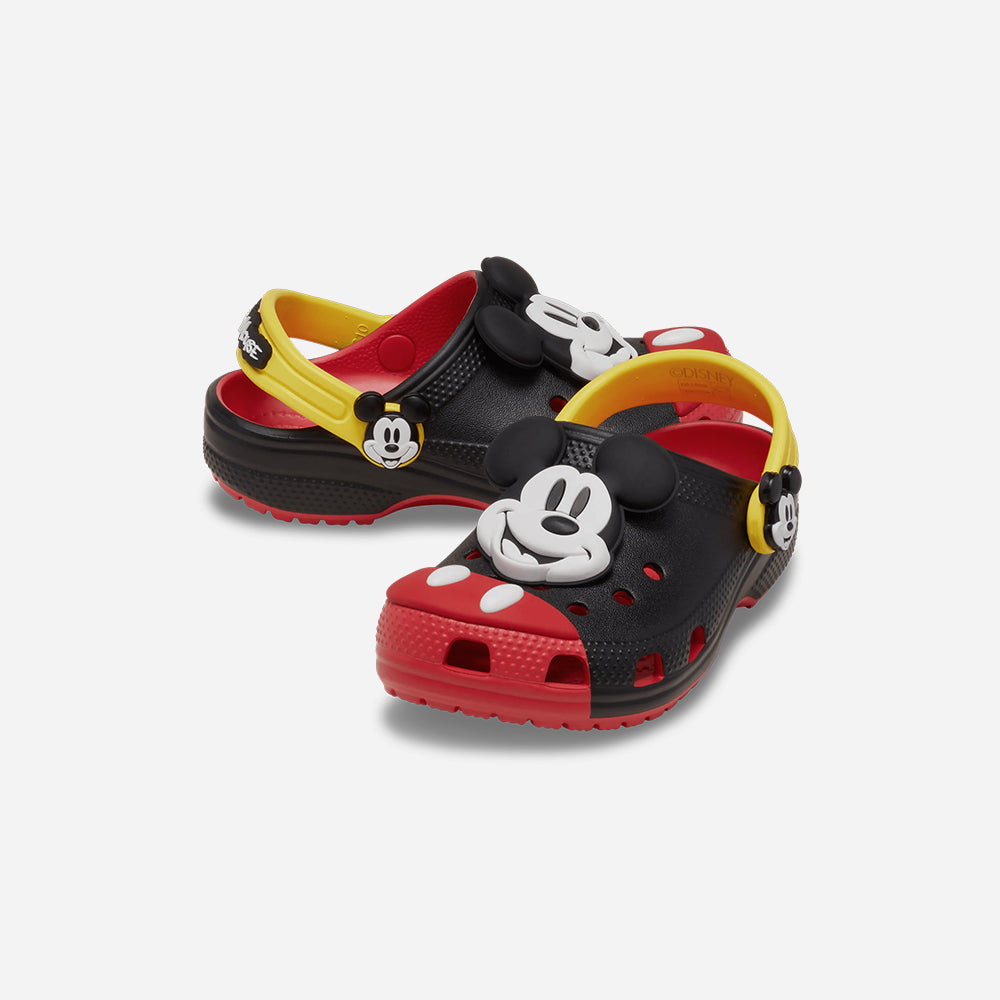 Giày Clog Trẻ Em Crocs Mickey Mouse Classic - Đen - Supersports Vietnam