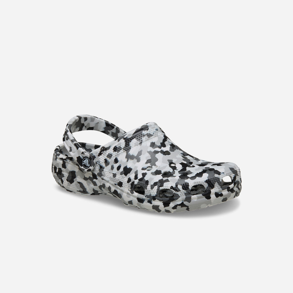 Giày Clog Unisex Crocs Classic Confetti - Đen - Supersports Vietnam