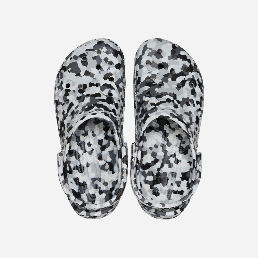 Giày Clog Unisex Crocs Classic Confetti - Đen - Supersports Vietnam