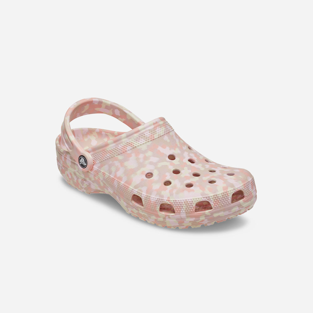 Giày Clog Unisex Crocs Classic Confetti - Hồng - Supersports Vietnam