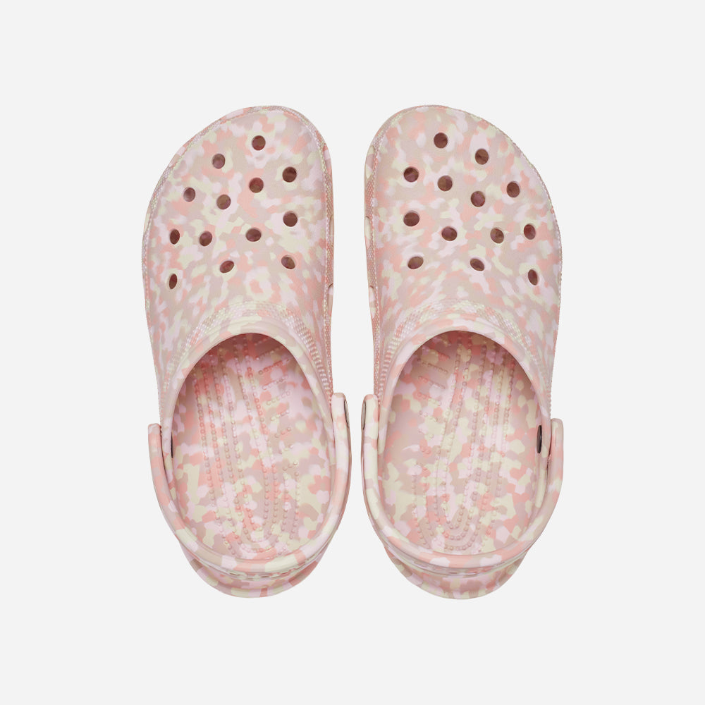 Giày Clog Unisex Crocs Classic Confetti - Hồng - Supersports Vietnam