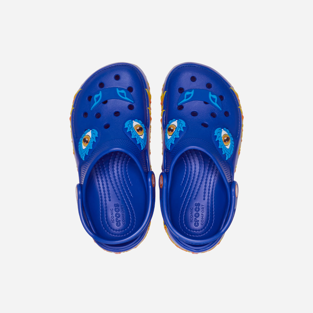 Giày Clog Trẻ Em Crocs Iam Dragon Lights Classic - Xanh Dương - Supersports Vietnam