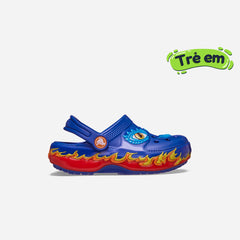 Giày Clog Trẻ Em Crocs Iam Dragon Lights Classic - Xanh Dương - Supersports Vietnam