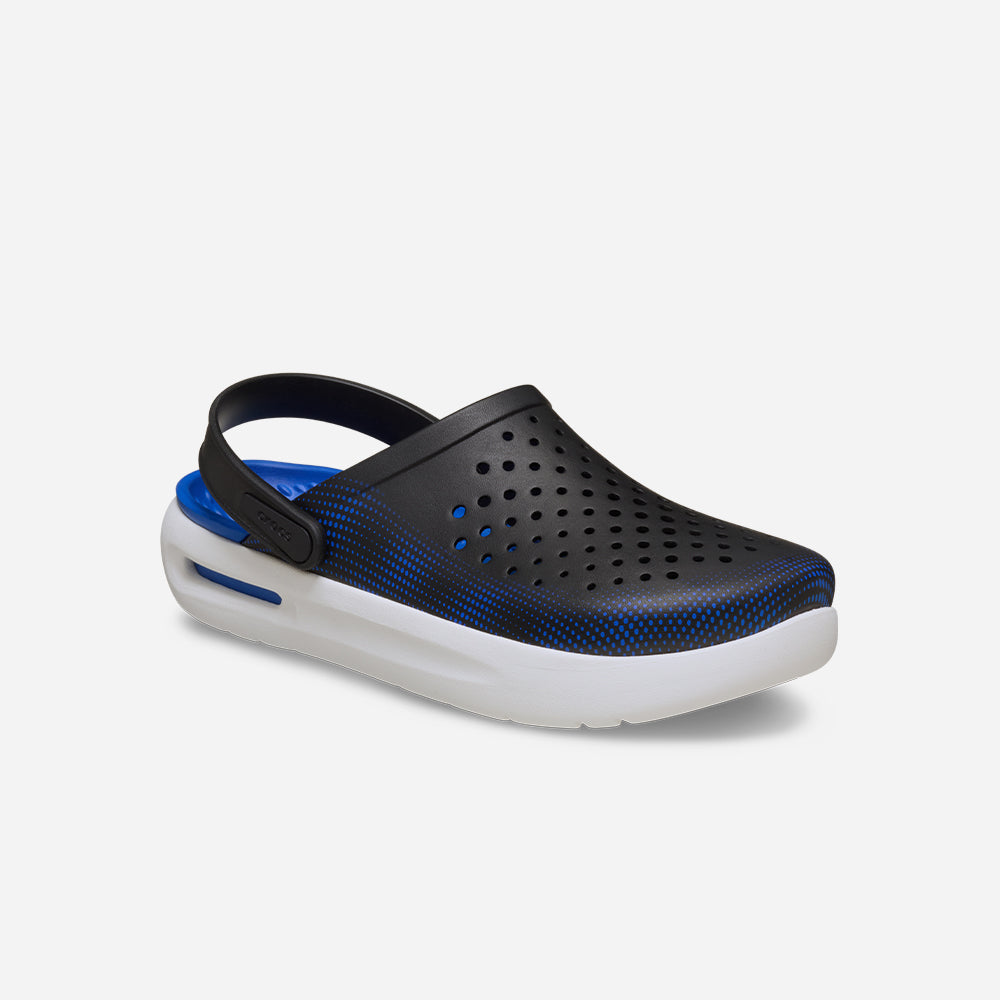 Giày Clog Unisex Crocs Inmotion Micro Geo - Đen - Supersports Vietnam