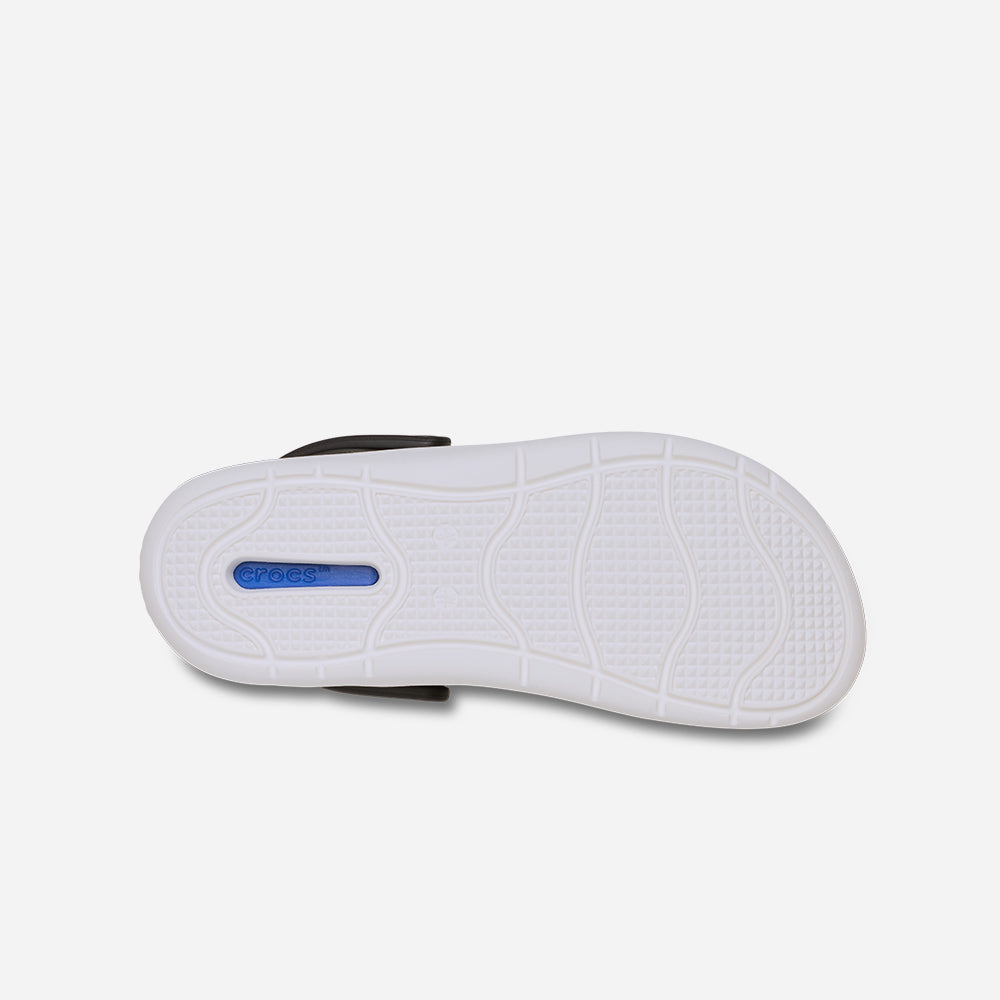Giày Clog Unisex Crocs Inmotion Micro Geo - Đen - Supersports Vietnam