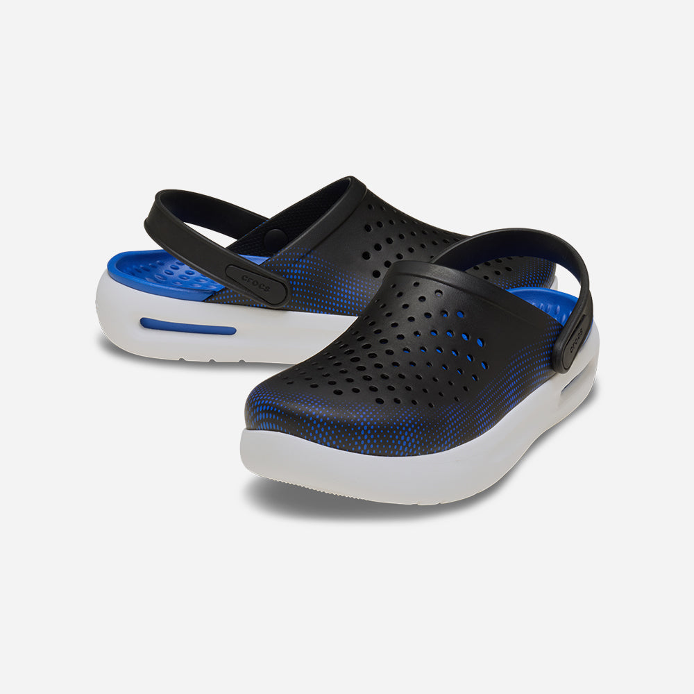 Giày Clog Unisex Crocs Inmotion Micro Geo - Đen - Supersports Vietnam