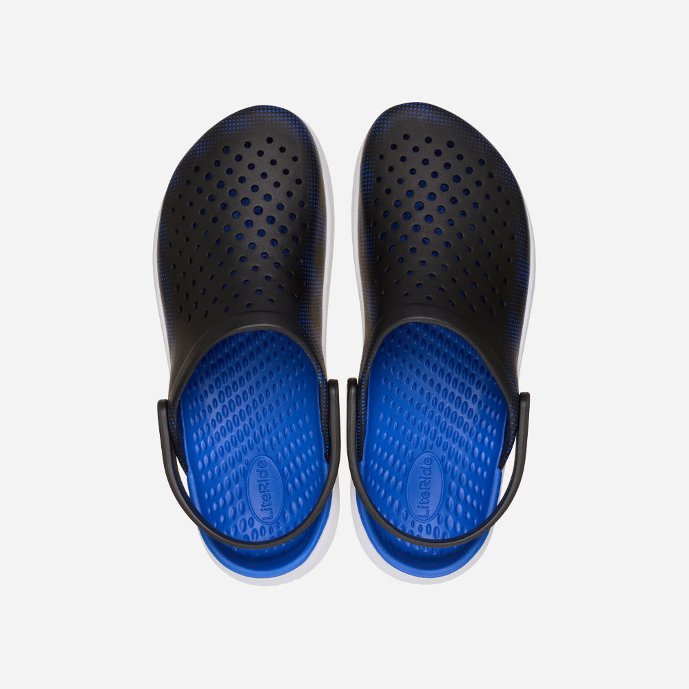 Giày Clog Unisex Crocs Inmotion Micro Geo - Đen - Supersports Vietnam