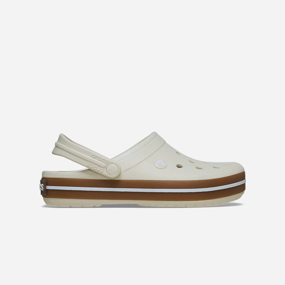 Giày Clog Unisex Crocs Crocband Gum - Be - Supersports Vietnam
