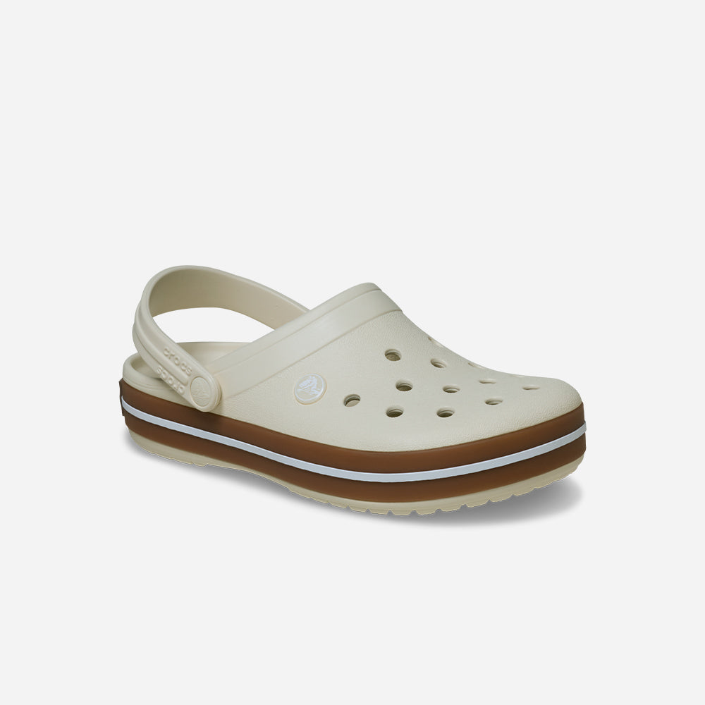 Giày Clog Unisex Crocs Crocband Gum - Be - Supersports Vietnam