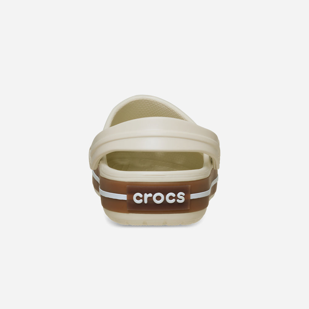 Giày Clog Unisex Crocs Crocband Gum - Be - Supersports Vietnam