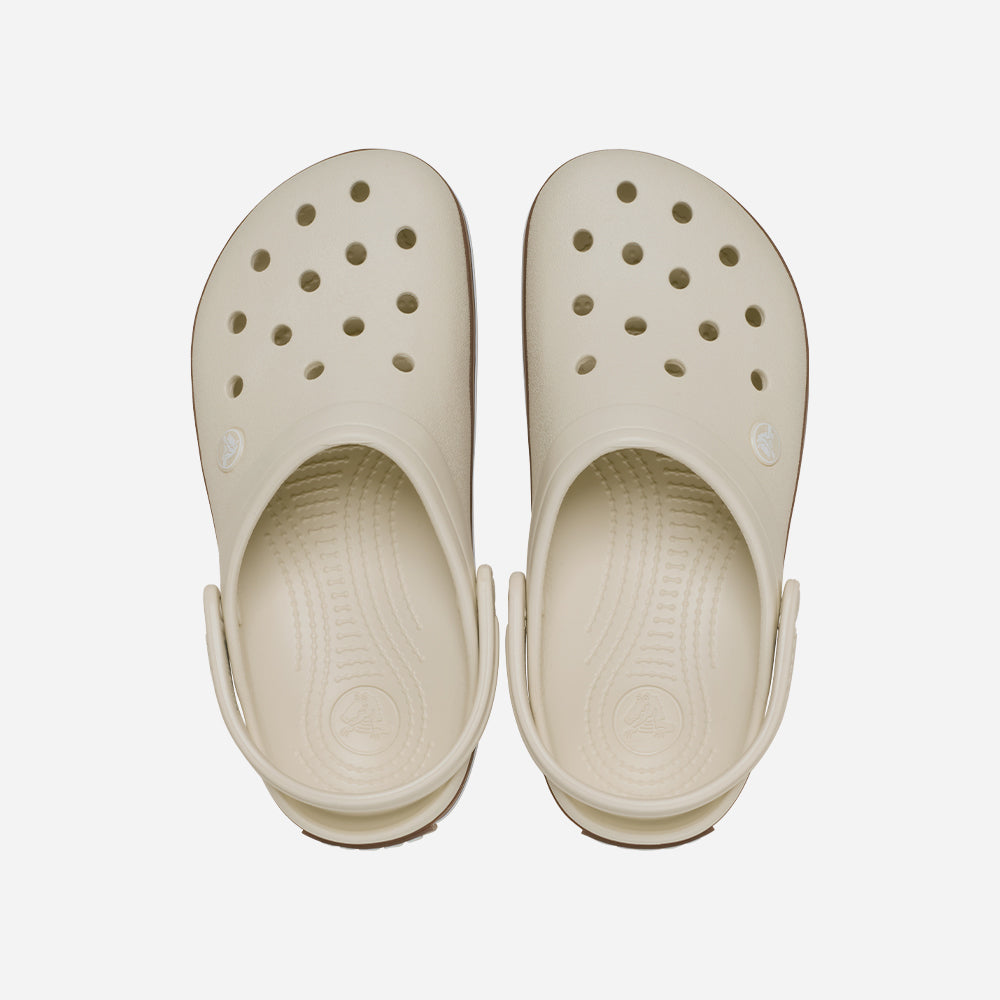 Giày Clog Unisex Crocs Crocband Gum - Be - Supersports Vietnam