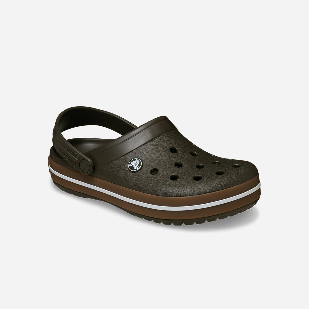 Giày Clog Unisex Crocs Crocband Gum - Nâu - Supersports Vietnam