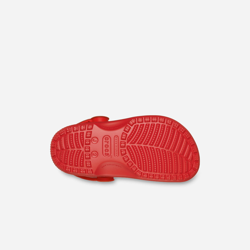 Giày Clog Trẻ Em Crocs Classic Metallic Flame Lights Backstrap - Đỏ - Supersports Vietnam