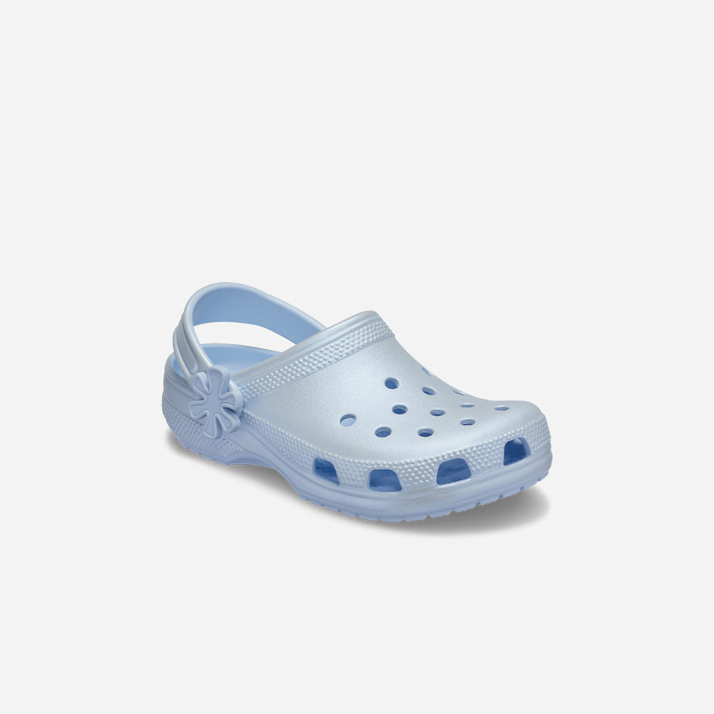 Giày Clog Trẻ Em Crocs Classic Pearl Shine - Xanh Dương - Supersports Vietnam
