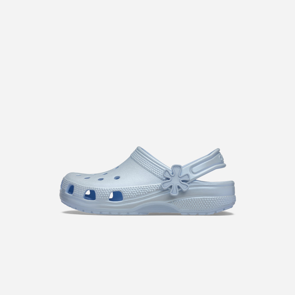 Giày Clog Trẻ Em Crocs Classic Pearl Shine - Xanh Dương - Supersports Vietnam