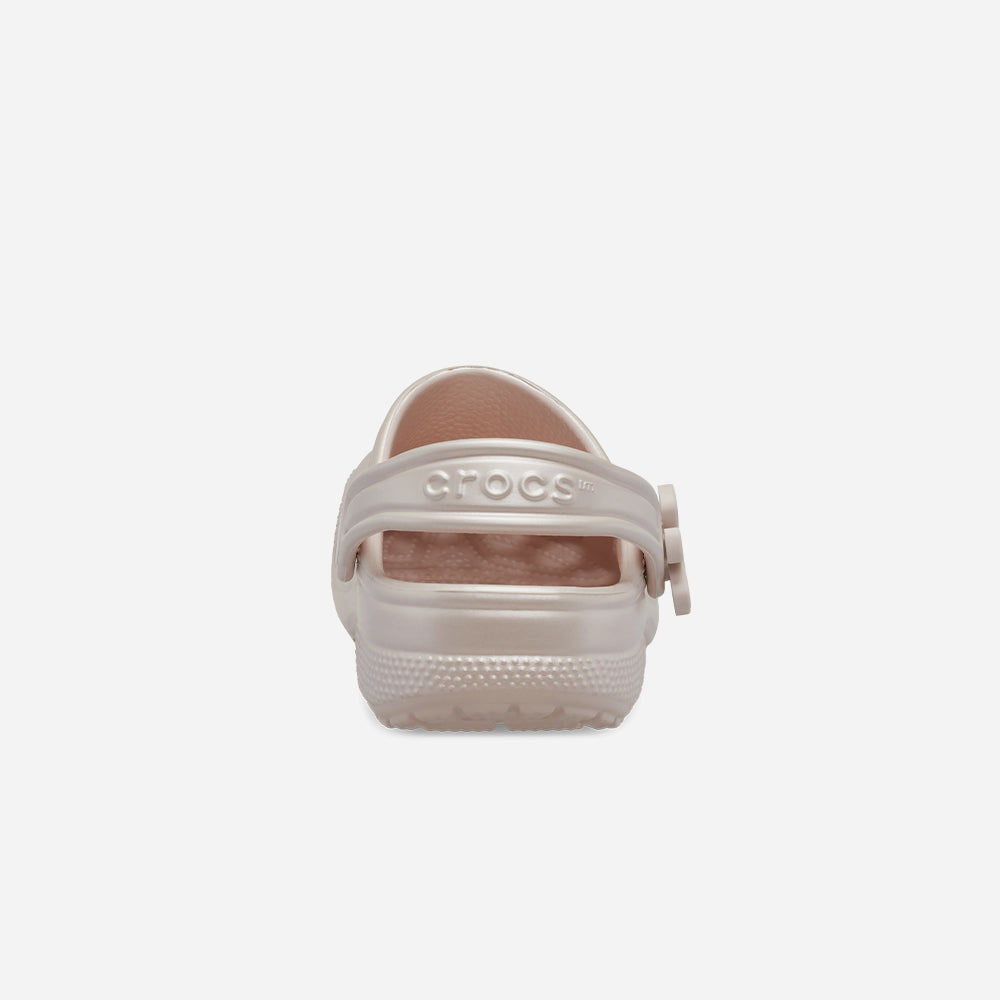 Giày Clog Trẻ Em Crocs Classic Pearl Shine - Hồng - Supersports Vietnam