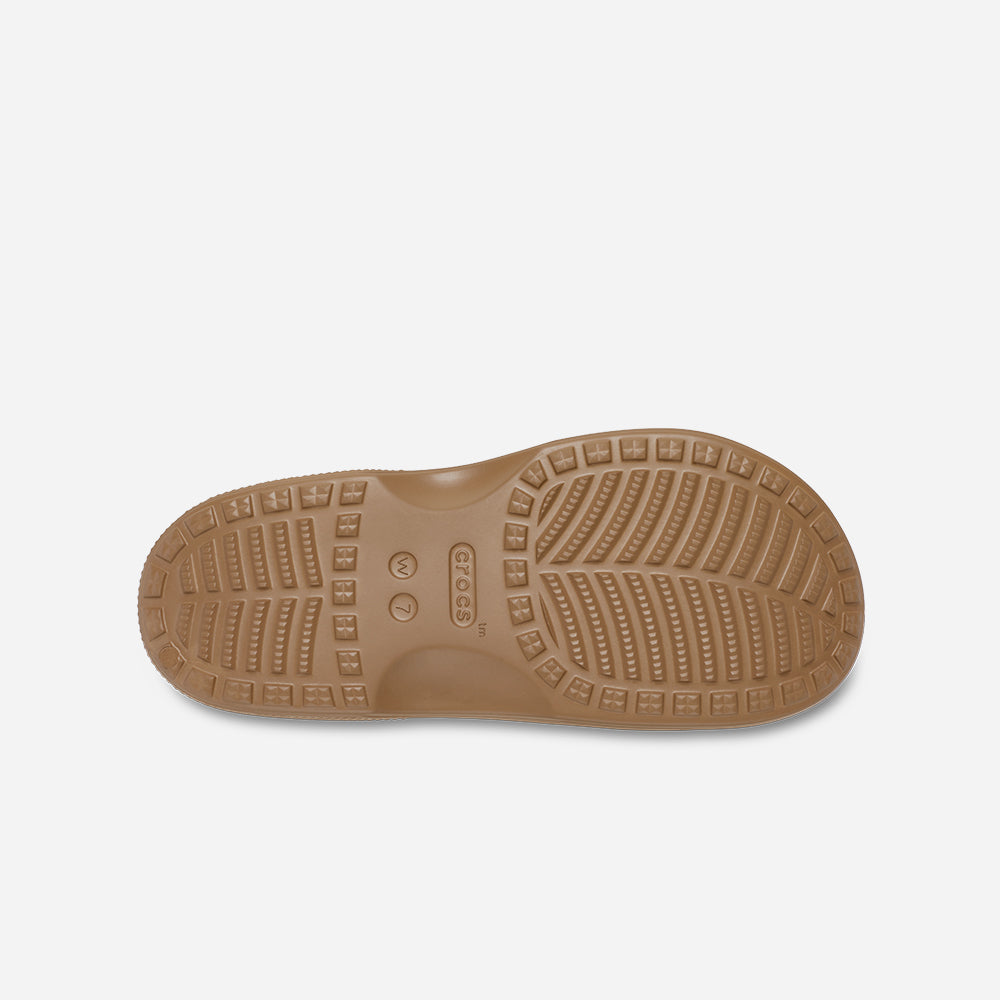 Dép Quai Ngang Nữ Crocs Saturday Enamel Buckle - Nâu - Supersports Vietnam